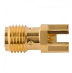 RF Connector SMA PCB End Launch Str Jk 50 Ohm Rnd Flange with Flats (Jack, Female) 